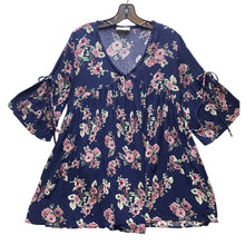 Load image into Gallery viewer, Altar&#39;d State Dress Womens Small Floral Babydoll Bell Sleeve Bloomcore Flowy
