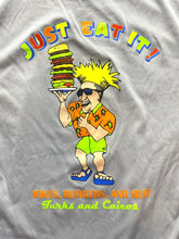 Load image into Gallery viewer, Big Al&#39;s Island Grill Shirt Adult Medium Silver Turks &amp; Caicos Just Eat It Mens
