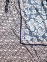 Load image into Gallery viewer, Lucky Brand Shirt Womens Medium Blue Henley Boho Flowy Peasant Casual Ladies
