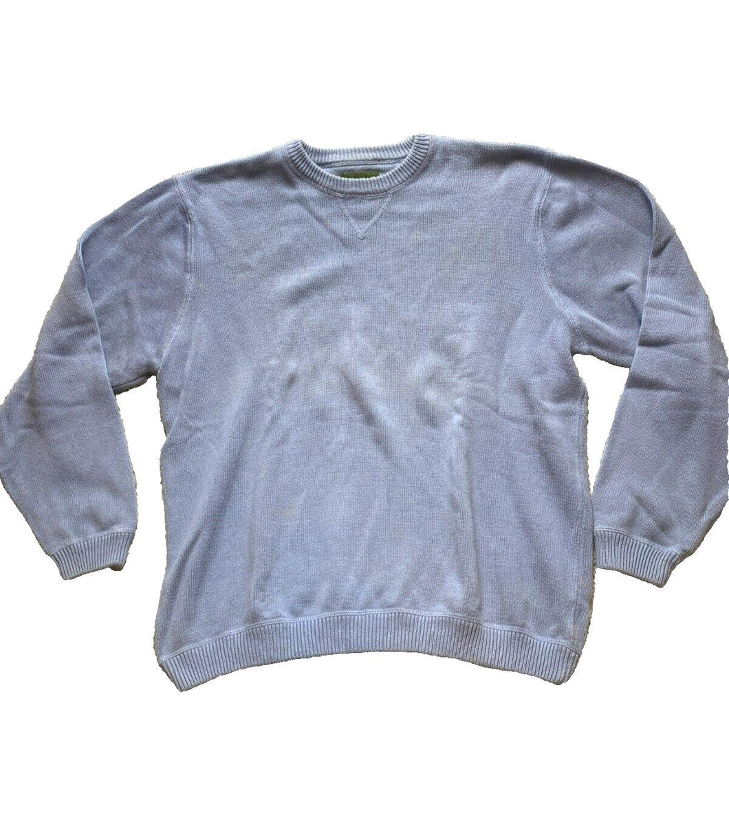 Eddie Bauer Sweater Adult Extra Large Tall Slate Blue Outfitter Outdoor Mens