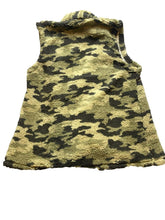 Load image into Gallery viewer, Harlow Rose Sweater Womens 2X Camo Asymmetric Fleece Open Front Cardigan Plus
