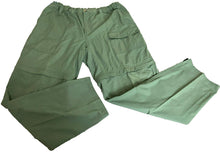 Load image into Gallery viewer, Orvis Pants Adult Large Green Convertible Outdoor Hiking Cargo Flap Pockets Mens
