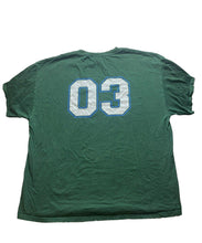 Load image into Gallery viewer, VTG Lenny &amp; Joe’s Fish Tale Shirt Adult 2XL Forest Green Feeding Frenzy Y2K Mens
