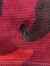 Load image into Gallery viewer, POLO Ralph Lauren Shirt Adult Large Red Camo 1/4 Zip Thermal Hoodie Pullover Men
