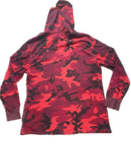 Load image into Gallery viewer, POLO Ralph Lauren Shirt Adult Large Red Camo 1/4 Zip Thermal Hoodie Pullover Men
