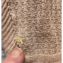 Load image into Gallery viewer, Free People Shirt Womens Extra Small Neutral Waffle Knit Oversized Baggy
