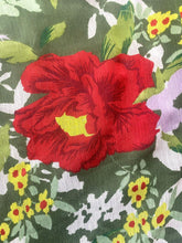 Load image into Gallery viewer, Kaktus Shirt Womens Extra Large Black Floral Button Up Casual Blouse Tunic Rayon
