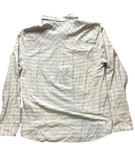 Load image into Gallery viewer, Toad &amp; Co Shirt Adult Large Taupe Button Up Houndstooth Casual Chest Pocket Mens
