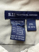 Load image into Gallery viewer, 5.11 Tactical Series Shirt Adult 2XL Button Up Zip Military Army Utility Mens
