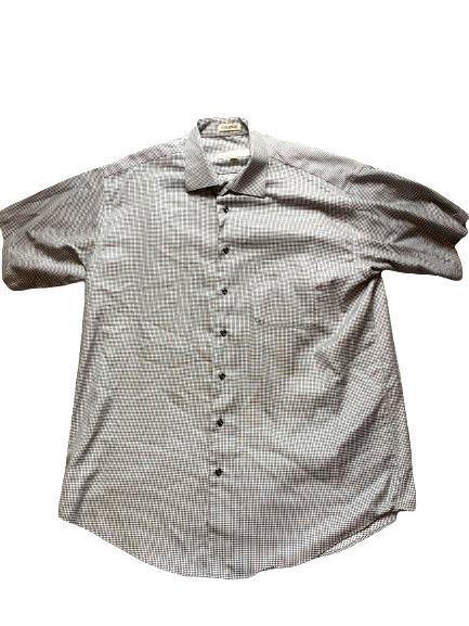 Pronto Uomo Shirt Adult Extra Large Tall Button Up Long Sleeve Non Iron Mens