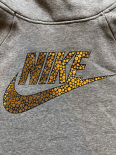 Load image into Gallery viewer, Nike Sweatshirt Adult Medium Gray Metallic Swoosh Logo Funnel Rally Hoodie Mens
