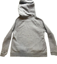 Load image into Gallery viewer, Nike Sweatshirt Adult Medium Gray Metallic Swoosh Logo Funnel Rally Hoodie Mens
