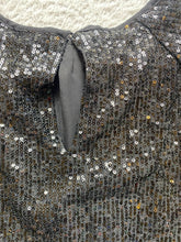 Load image into Gallery viewer, Torrid Shirt Womens 3 3X Black Sequins Shimmer Bling Evening Blouse Plus Ladies
