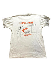 Load image into Gallery viewer, VTG Kicked Ice Shirt Womens Large White Single Stitch 1991 ASPLUNDH 90s Ladies
