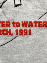 Load image into Gallery viewer, VTG Kicked Ice Shirt Womens Large White Single Stitch 1991 ASPLUNDH 90s Ladies
