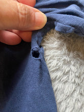 Load image into Gallery viewer, VTG Rock Paper Shocker Scissor Shirt Adult 2XL XXL Navy Blue Funny Hand Game Men
