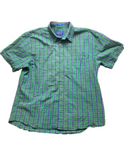 Load image into Gallery viewer, Pendleton Shirt Adult Extra Large Blue Green Plaid Woolen Mills Button Up Mens
