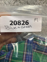 Load image into Gallery viewer, Pendleton Shirt Adult Extra Large Blue Green Plaid Woolen Mills Button Up Mens
