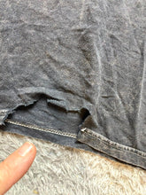 Load image into Gallery viewer, Red Dirt Ranch Shirt Adult Medium Black White Longhorn Grunge Goth Thrashed Mens
