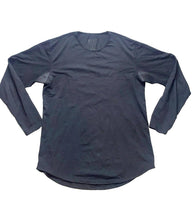 Load image into Gallery viewer, BYLT Shirt Adult Large Black Premium Basics Drop Cut Crewneck Spandex Mens
