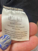 Load image into Gallery viewer, BYLT Shirt Adult Large Black Premium Basics Drop Cut Crewneck Spandex Mens
