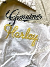 Load image into Gallery viewer, Harley Davidson Shirt Womens 1W Beige Motorcycle Biker Zip Up Polo Spandex Plus
