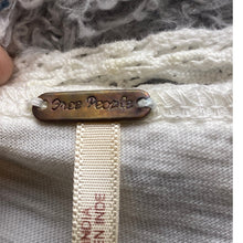 Load image into Gallery viewer, Free People Shirt Womens Extra Small White Boho Peasant Lace Trim Embroidery
