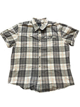 Load image into Gallery viewer, Prana Shirt Adult Extra Large Gray Plaid Slim Fit Organic Button Up Casual Mens
