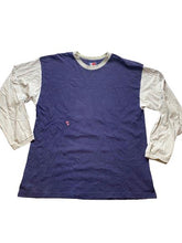 Load image into Gallery viewer, VTG Genisys Corporation Shirt Adult Extra Large Navy Blue Earth Mecca USA Mens
