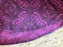 Load image into Gallery viewer, Palet Perspective Shirt Adult Large Purple Button Up AOP Geometric Casual Mens
