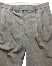 Load image into Gallery viewer, Alan Flusser Pants Adult 38x32 Gray Pleated Straight Leg Viscose Golf Dress Mens
