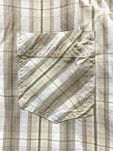 Load image into Gallery viewer, REI Shirt Adult Extra Large Tan Plaid Button Up Outdoor Chest Pocket Casual Mens
