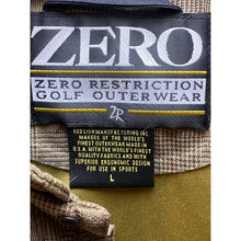 Load image into Gallery viewer, ZERO Restriction Vest Mens Large Golf Outdoors Brown Plaid Snaps Embroidery
