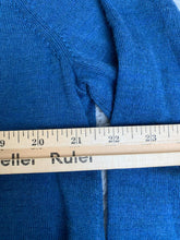 Load image into Gallery viewer, Brooks Brothers Sweater Adult Extra Large Blue 1/4 Zip Italian Yarn Collared Men
