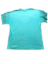 Load image into Gallery viewer, VTG Texas Bluebonnets Shirt Womens Large Teal Green Embroidered Flower USA Lady
