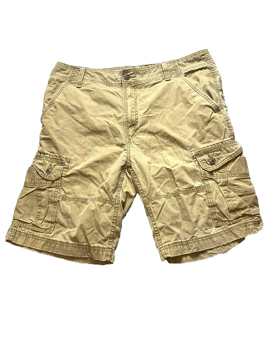 Levis Shorts Adult 38 Khaki Cargo Pockets Utility Workwear Outdoor Hiking Mens