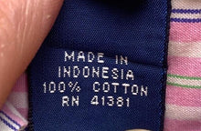 Load image into Gallery viewer, Ralph Lauren Shirt Youth Extra Large Pink Green Stripes Button Down Boys
