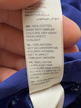 Load image into Gallery viewer, Fat Face Shirt Adult Large Navy Button Up Embroidery Casual Chest Pocket Mens
