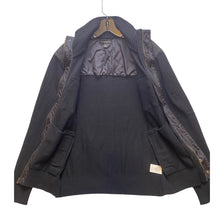 Load image into Gallery viewer, Banana Republic Sweater Jacket Mens Large Black Quilted Merino Wool Full Zip
