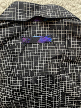 Load image into Gallery viewer, Au Noir Shirt Adult 1 Medium Black Embroidered Flip Cuffs Contrast Casual Mens
