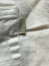 Load image into Gallery viewer, Lauren Ralph Lauren Skirt Womens 12 (34x18) Beige Denim Pencil Spandex Ladies
