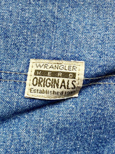Load image into Gallery viewer, Wrangler Shorts Adult 38 Blue Carpenter Denim Flat Front Outdoor Utility Mens
