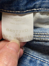 Load image into Gallery viewer, Wrangler Shorts Adult 38 Blue Carpenter Denim Flat Front Outdoor Utility Mens
