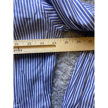 Load image into Gallery viewer, Ermenegildo Zegna Shirt Mens Extra Large Blue &amp; White Striped Button Down Italy
