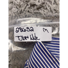 Load image into Gallery viewer, Ermenegildo Zegna Shirt Mens Extra Large Blue &amp; White Striped Button Down Italy
