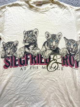 Load image into Gallery viewer, VTG Siegfried &amp; Roy Shirt Adult Small Single Stitch At The Mirage Tiger 90s Mens
