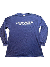 Load image into Gallery viewer, VTG Indiana State Shirt Adult Large Blue University Sportswear 90s Y2K Mens
