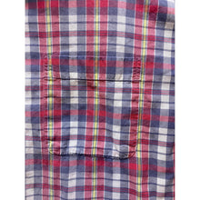 Load image into Gallery viewer, Brooks Brothers Shirt Mens Extra Large Plaid Button Down Short Sleeve Casual
