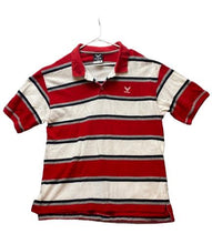 Load image into Gallery viewer, Avirex Shirt Adult Extra Large Stripes Embroidered Rugby Casual Golf Polo Mens
