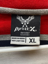 Load image into Gallery viewer, Avirex Shirt Adult Extra Large Stripes Embroidered Rugby Casual Golf Polo Mens
